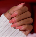 Deep Pink Nude Coffin Press On Nails Kit