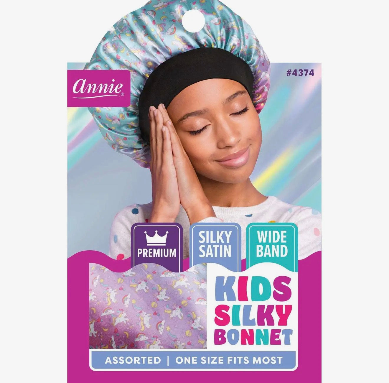 Annie Premium Dual Layer Silk Kid’s Bonnet