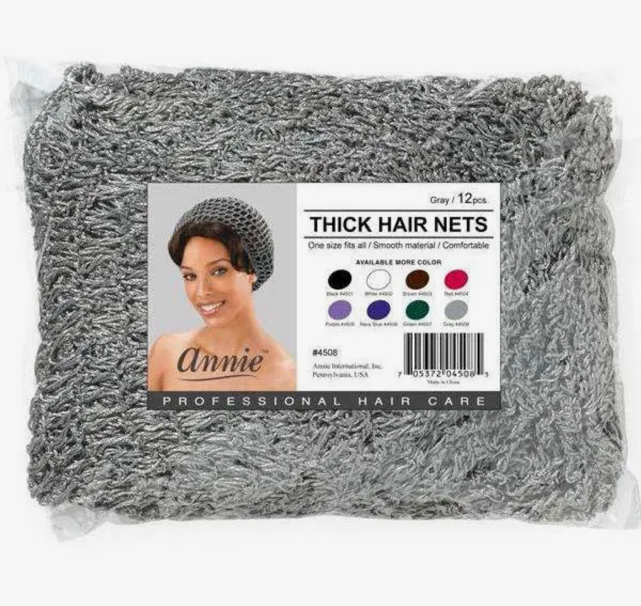 Ms. Remy Thick Hair Net Gray