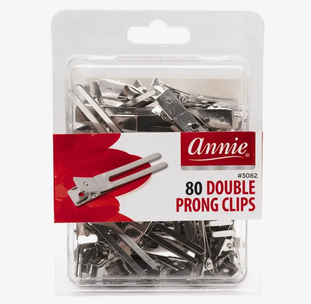 Annie Double Prong Clips 80ct