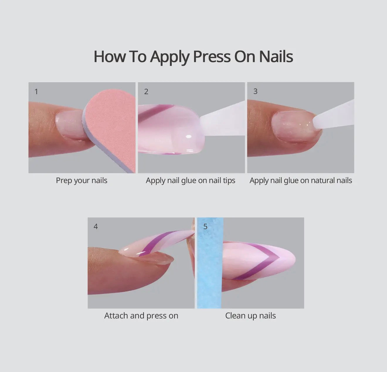 Short Square Red Cat Eye Press On Nails Kit