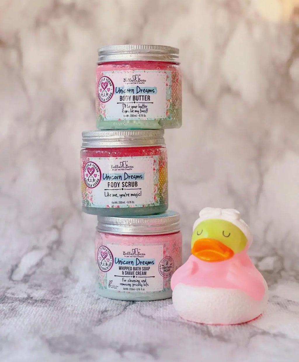 Unicorn Dreams 3-in-1 Body Scrub | Moisturizer & Wash 6.7oz